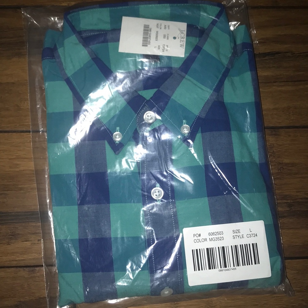 Brand new JCrew Reg Washed dress shirt!